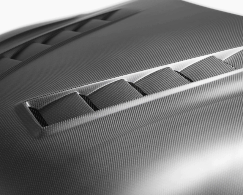 TS-style DRY Carbon Fiber hood for 2020-2026 Toyota GR Supra - Matte