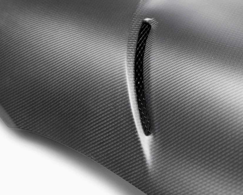 TS-style DRY Carbon Fiber hood for 2020-2026 Toyota GR Supra - Matte