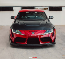 VS-style double sided carbon fiber hood for 2020-2026 Toyota GR Supra