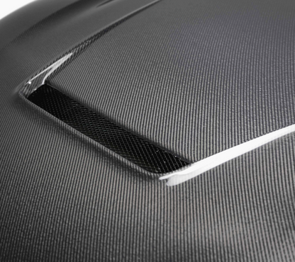 VS-style double sided carbon fiber hood for 2020-2026 Toyota GR Supra