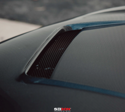 VS-style double sided carbon fiber hood for 2020-2026 Toyota GR Supra