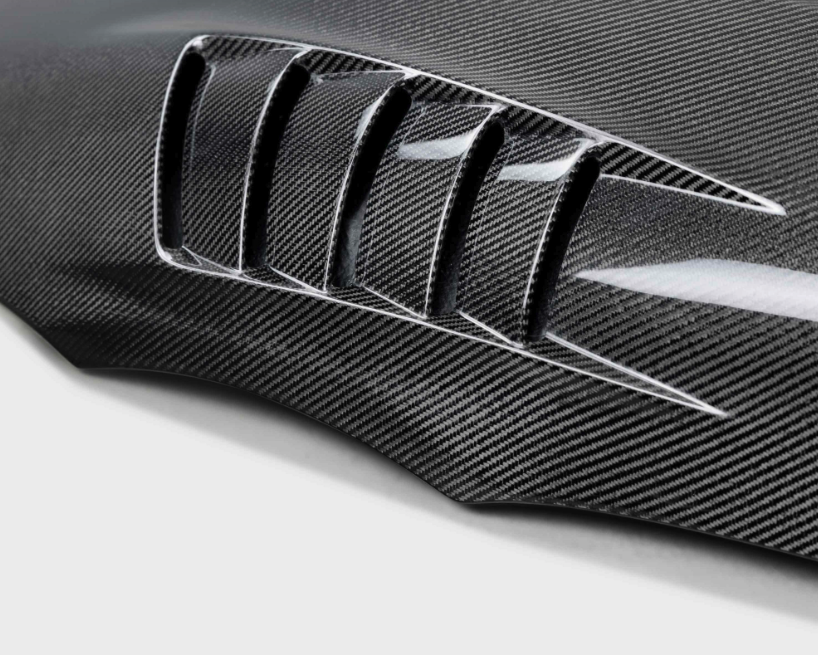 TV-style double sided carbon fiber hood for 2020-2026 Toyota GR Supra