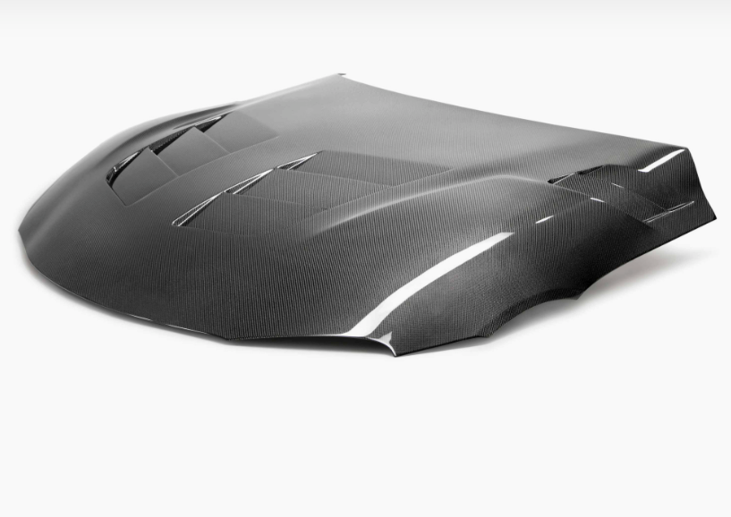 TSII-style double sided carbon fiber hood for 2020-2026 Toyota GR Supra
