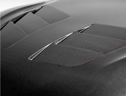 TSII-style double sided carbon fiber hood for 2020-2026 Toyota GR Supra