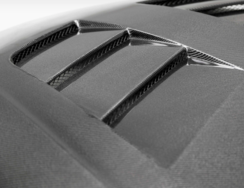 TSII-style double sided carbon fiber hood for 2020-2026 Toyota GR Supra