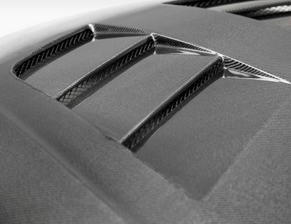 TSII-style double sided carbon fiber hood for 2020-2026 Toyota GR Supra