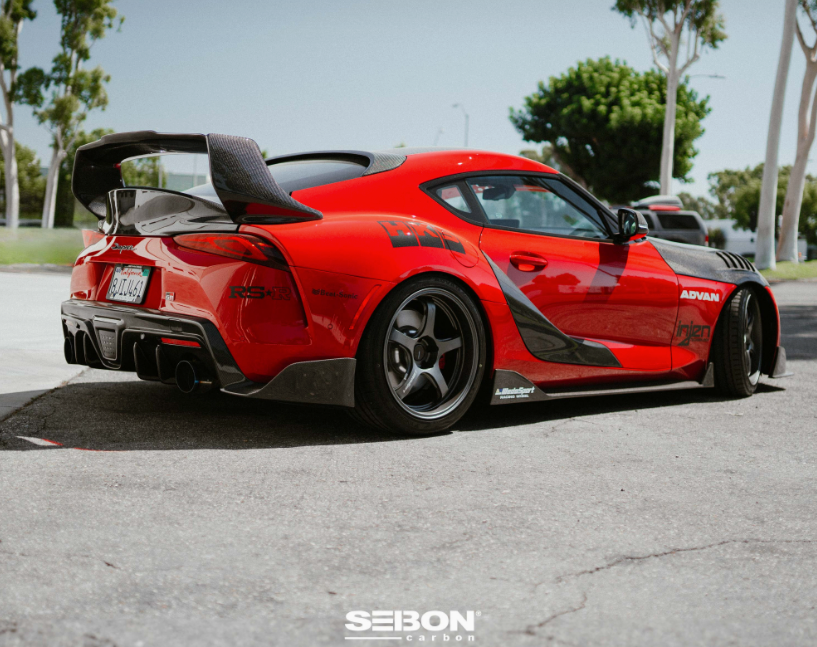 MB-Style Carbon Fiber rear diffuser for 2020-2026 Toyota GR Supra