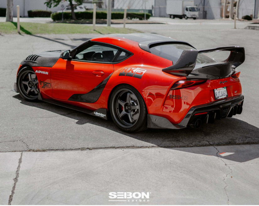 MB-Style Carbon Fiber rear diffuser for 2020-2026 Toyota GR Supra