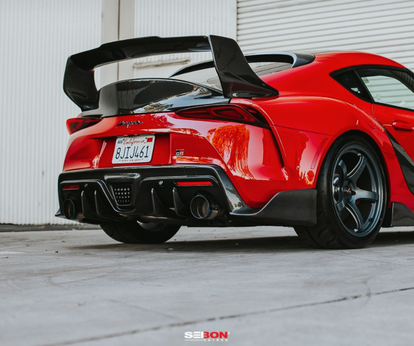 TD-Style Carbon Fiber rear spoiler for 2020-2026 Toyota GR Supra