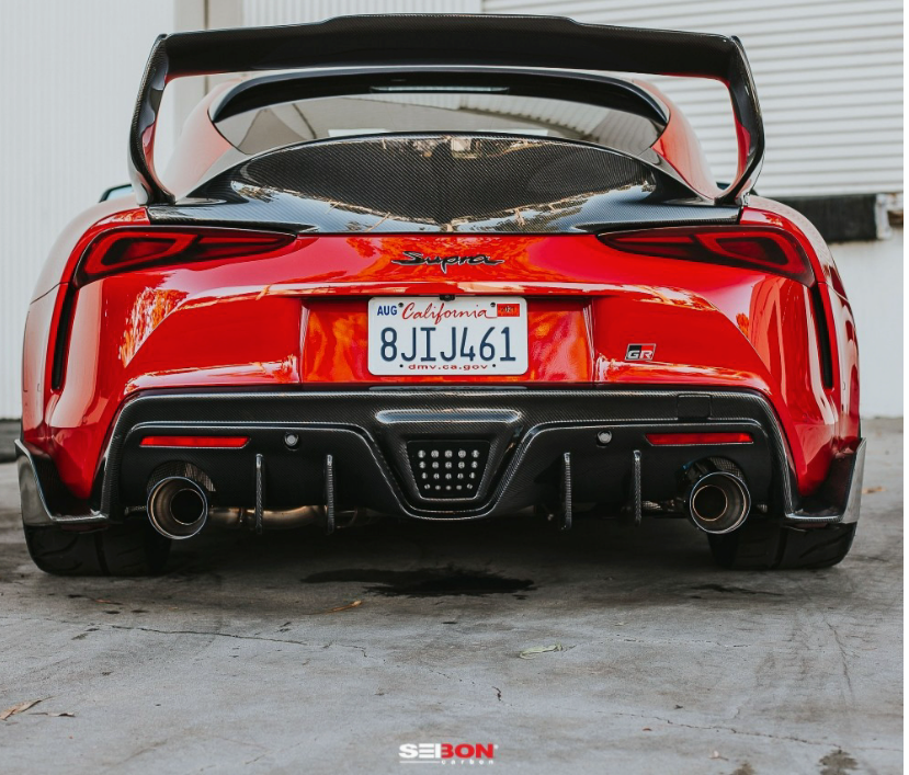 TD-Style Carbon Fiber rear spoiler for 2020-2026 Toyota GR Supra
