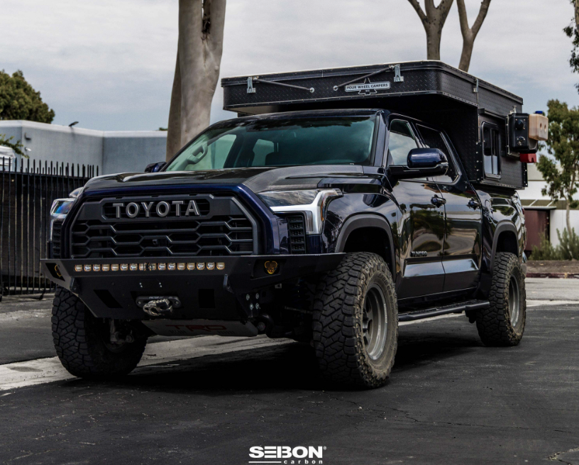 TS-Style Carbon Fiber hood for 2022-2026 Toyota Tundra / 2023-2026 Toyota Sequoia