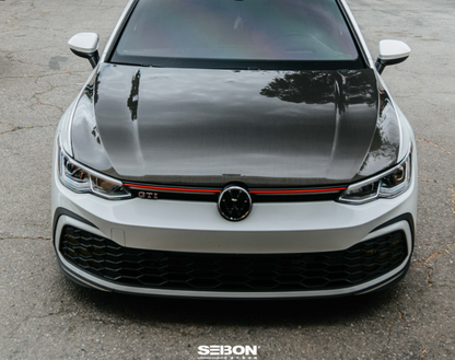 DV-Style Carbon Fiber hood for 2022-2026 Volkswagen Golf GTI / R