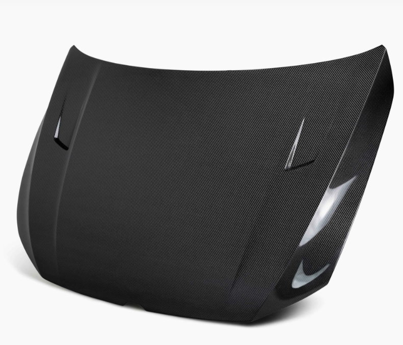 TM-Style Carbon Fiber hood for 2022-2026 Volkswagen Golf GTI / R