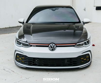 TM-Style Carbon Fiber hood for 2022-2026 Volkswagen Golf GTI / R