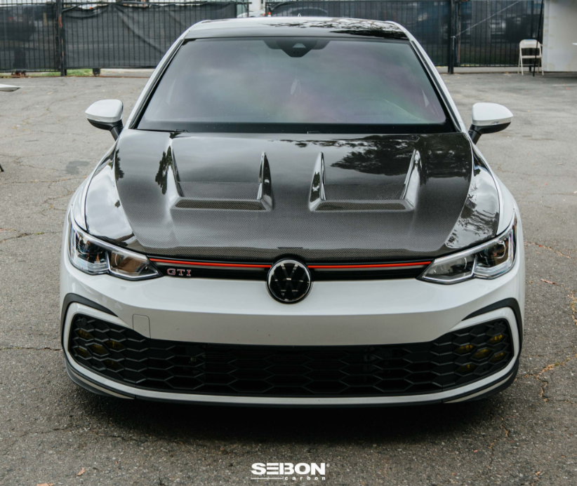 DV-Style Carbon Fiber hood for 2022-2026 Volkswagen Golf GTI / R