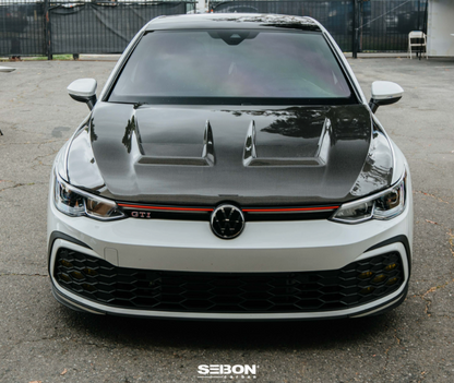 DV-Style Carbon Fiber hood for 2022-2026 Volkswagen Golf GTI / R