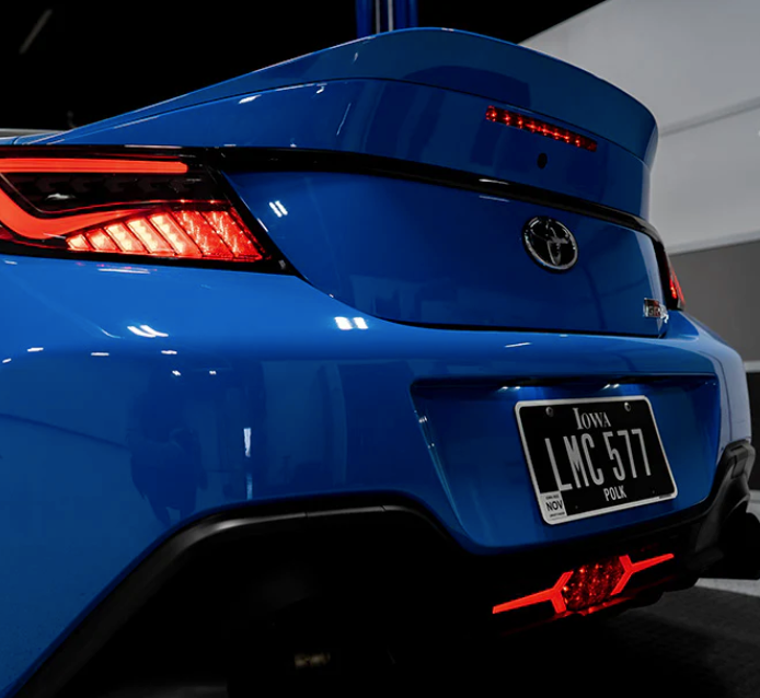 OLM "Scythe Style" LED Taillights (Smoke Lens/Black Base/White Bar) - 2022+ BRZ / GR86