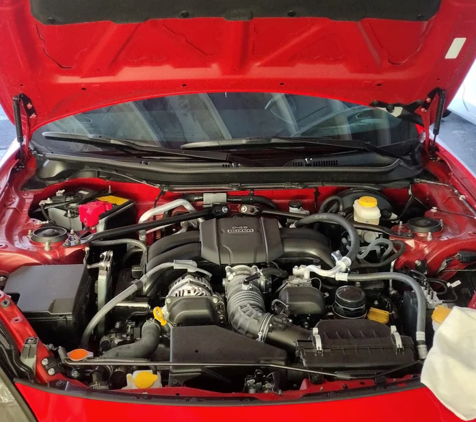 OLM Carbon Fiber Wrapped Hood Struts - 2022+ BRZ/86