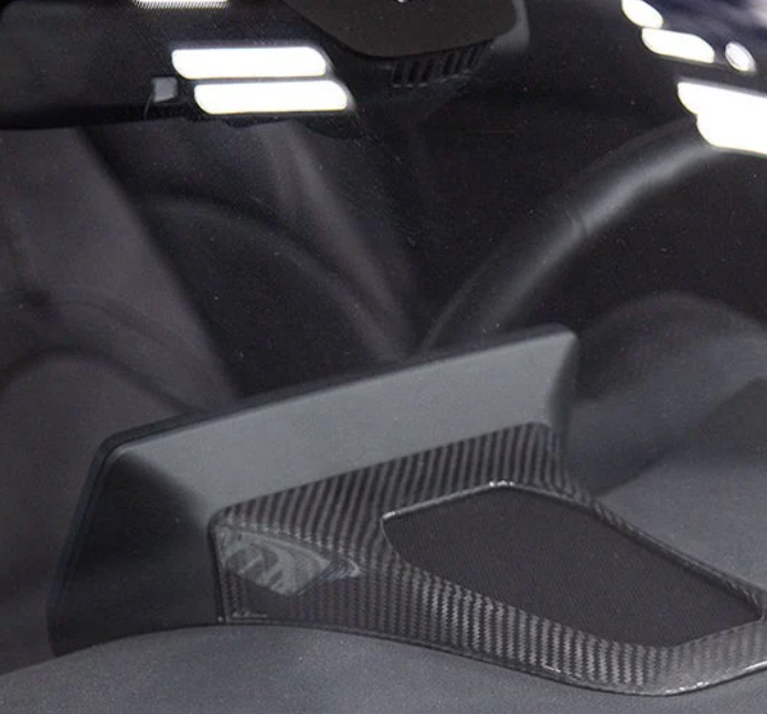 OLM LE Carbon Fiber Center Speaker Cover - 2020 Supra