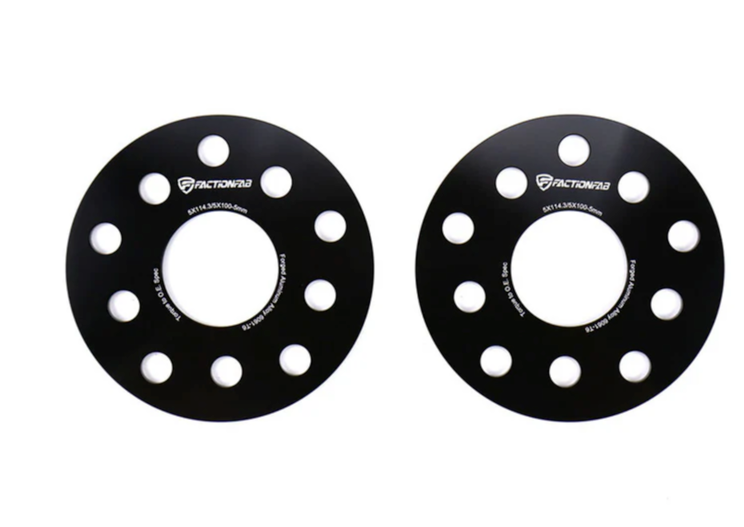 FactionFab Subaru 5x100/114.3 5mm 6061-T6 Forged Spacer Set