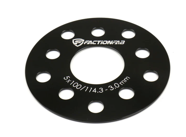 FactionFab Subaru 5x100/114.3 3mm 6061-T6 Forged Spacer Set