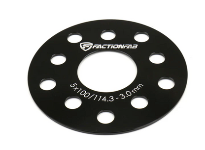 FactionFab Subaru 5x100/114.3 3mm 6061-T6 Forged Spacer Set
