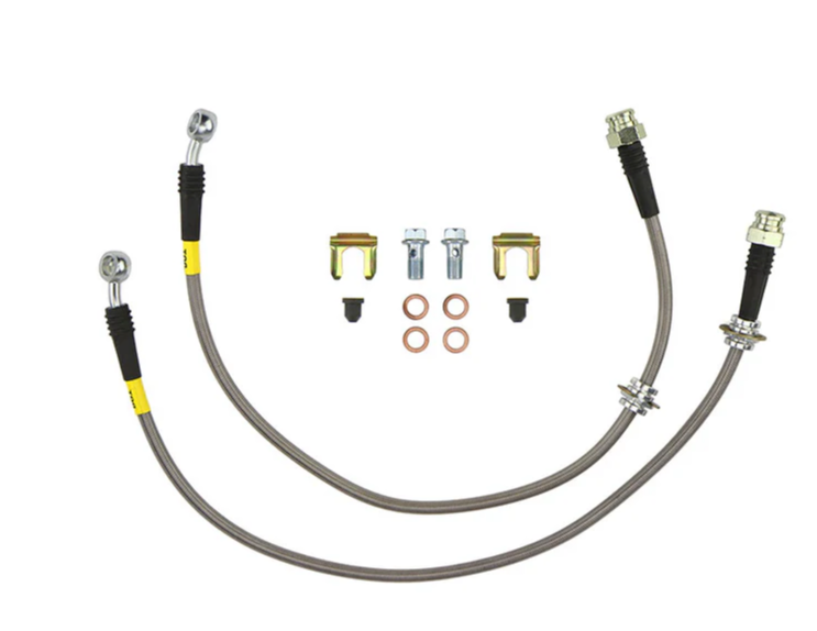 FactionFab Rear Stainless Steel Brake Lines Subaru WRX 2002-2007