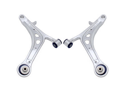 SuperPro 2008 Subaru Impreza WRX STI Front Lower Alloy Control Arm Kit (+Caster)