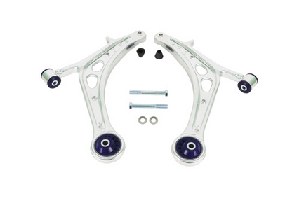 SuperPro 2008 Subaru Impreza WRX STI Front Lower Alloy Control Arm Kit (+Caster)