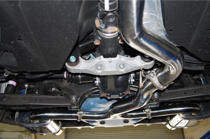 Invidia 15+ Subaru WRX/STI 4Dr Q300 Twin Outlet Rolled Titanium Burnt Quad Tip Cat-Back Exhaust