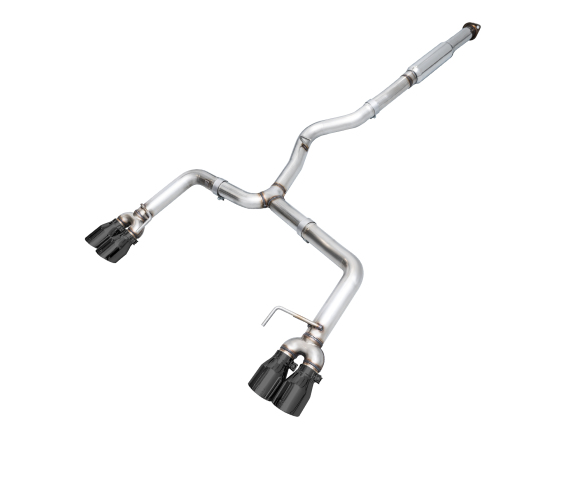 AWE Tuning Subaru WRX/STI VA/GV Sedan Track Edition Exhaust - Diamond Black Tips (102mm)