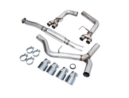 AWE Tuning Subaru WRX/STI VA/GV Sedan Track Edition Exhaust - Chrome Silver Tips (102mm)
