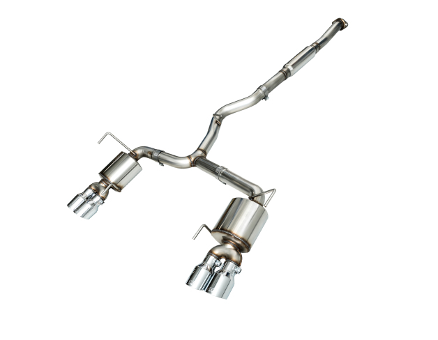 AWE Tuning 2015+ Subaru WRX VA Sedan Touring Edition Exhaust - Chrome Silver Tips (102mm)