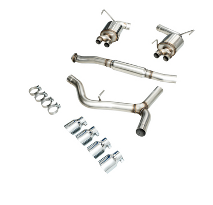 AWE Tuning 2015+ Subaru WRX VA Sedan Touring Edition Exhaust - Chrome Silver Tips (102mm)