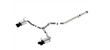 Borla 15-21 Subaru WRX/STI 2.5L Turbo 3in S-Type Catback Exhaust - 2.5in Black Chrome Tips