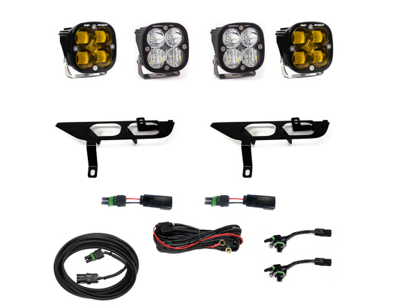 Baja Designs 2021+ Ford F-150 Pro Series Fog Pocket Kit - Amber