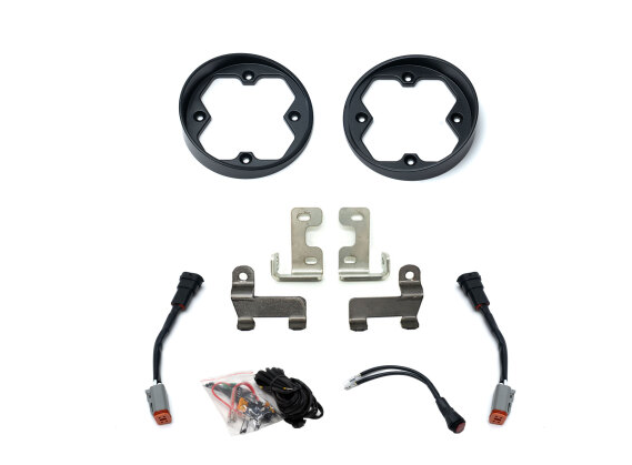 Baja Designs 12-23 Toyota Tacoma & 4Runner / 14-21 Tundra Squadron 2.0 Fog Pocket Kit (No Lights)