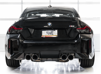 AWE Tuning 22-26 BMW G87 M2 Track Edition Exhaust - Chrome Silver Tips