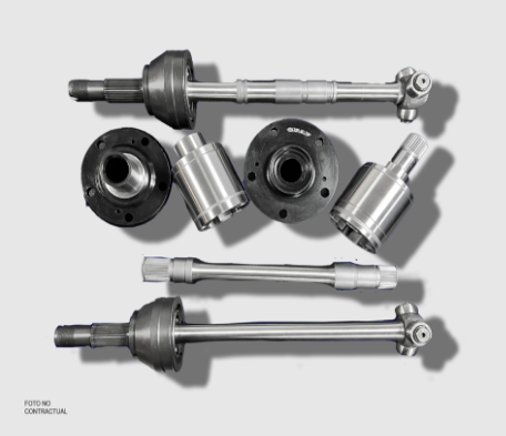 FRONT AXLE & HUB KIT (HEAVY DUTY 1500+ HP)