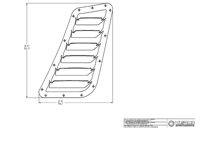 Hood Louver Kit - Mk7 Golf R/GTI