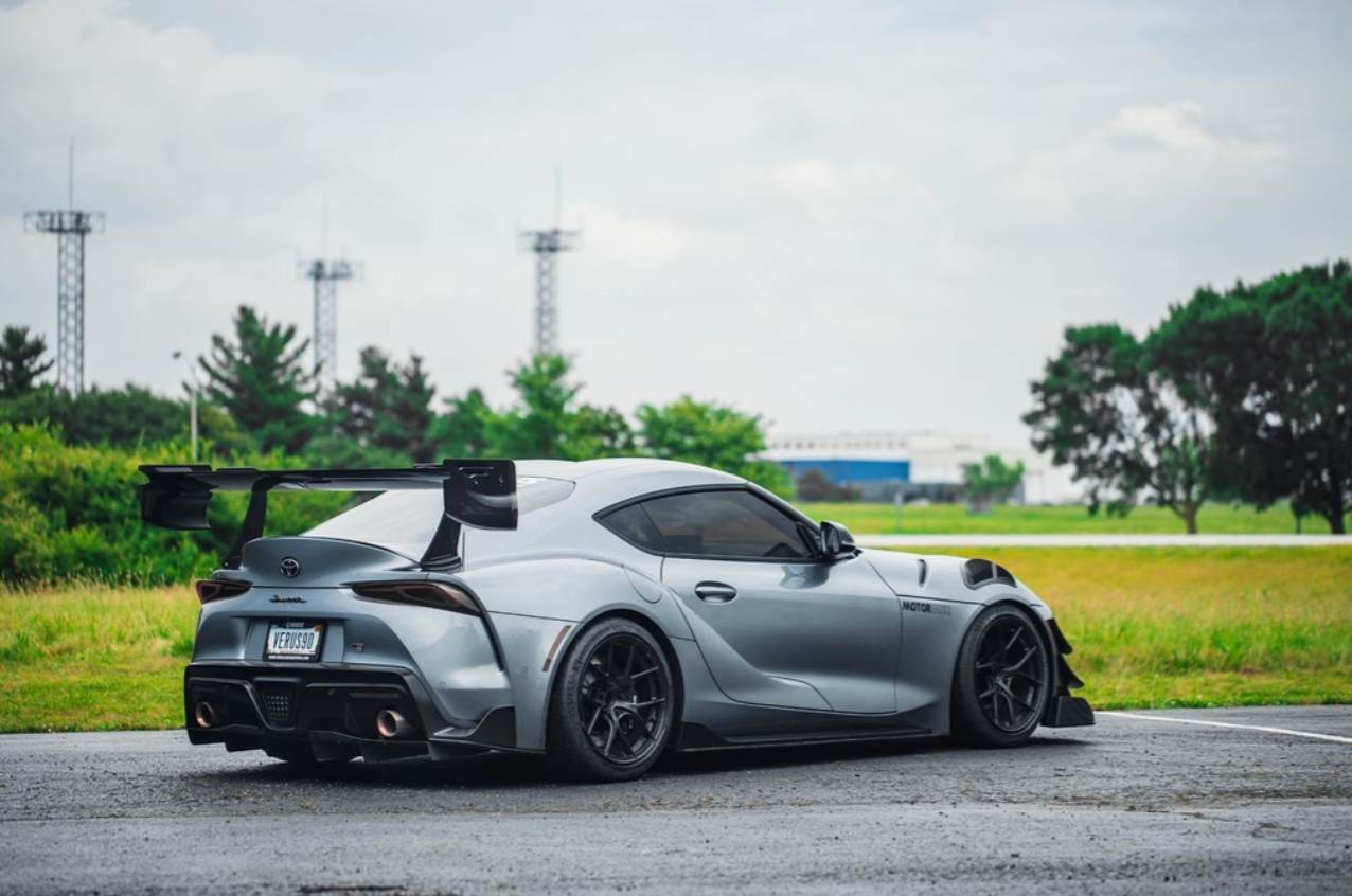 V1X Swan Neck Rear Wing Kit - Mk5 Toyota Supra