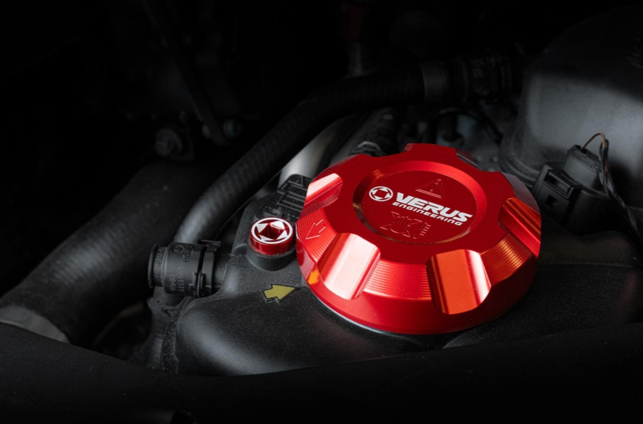 Coolant Cap Cover and Coolant Bleed Screw - Toyota Supra