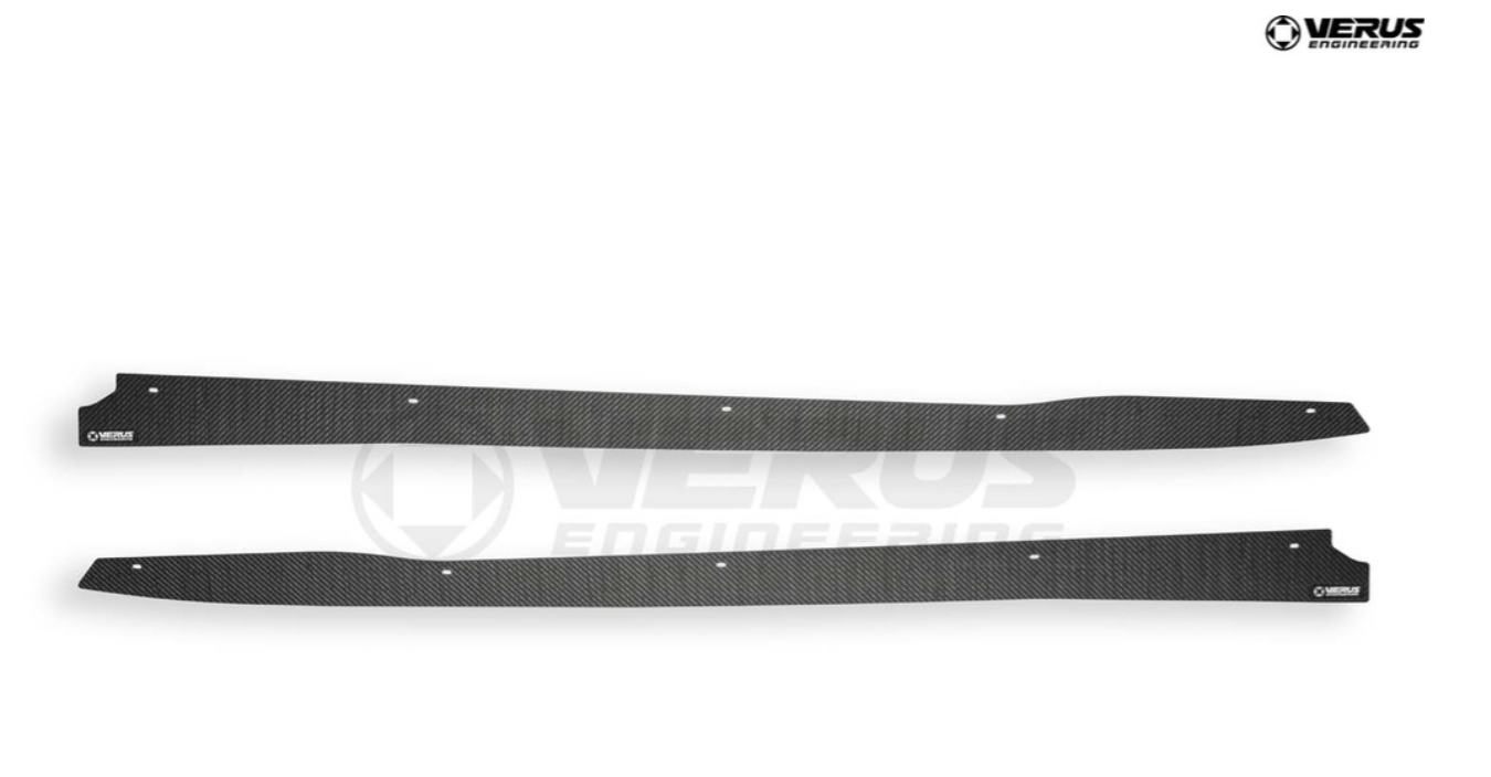 Carbon Polyweave Side Splitter Kit - Mk5 Toyota Supra