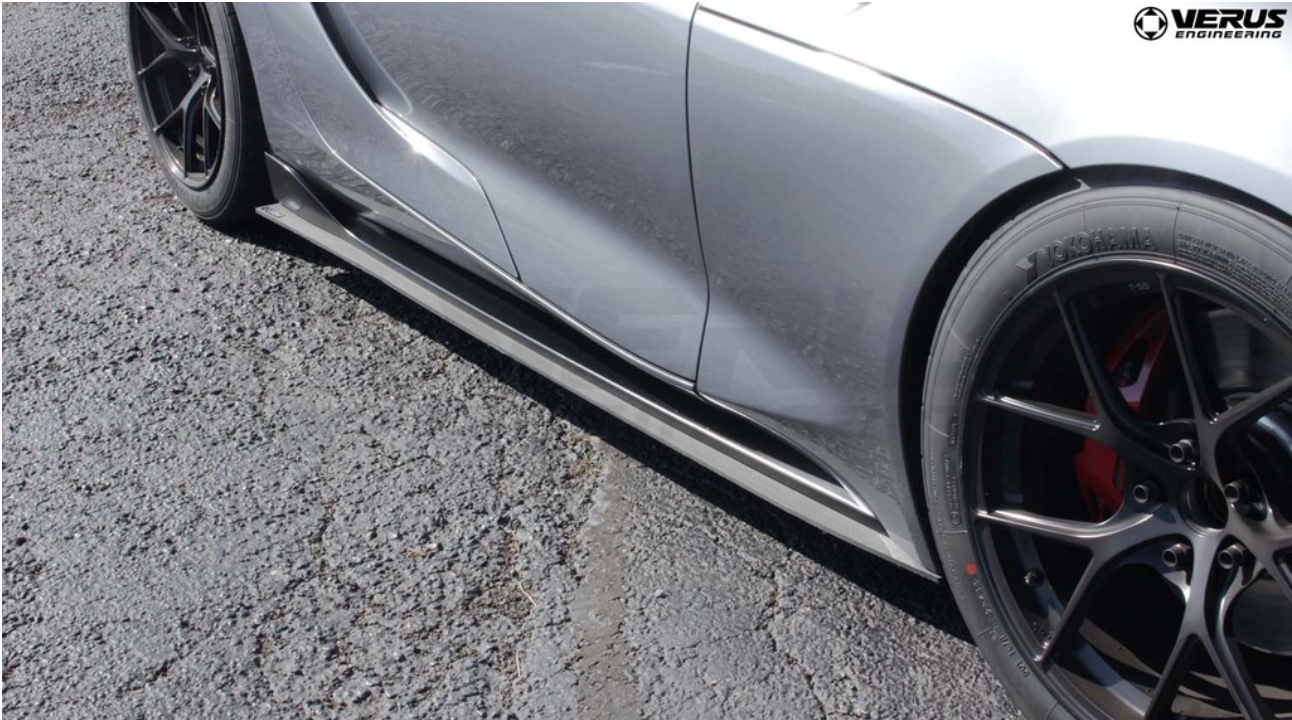 Carbon Polyweave Side Splitter Kit - Mk5 Toyota Supra