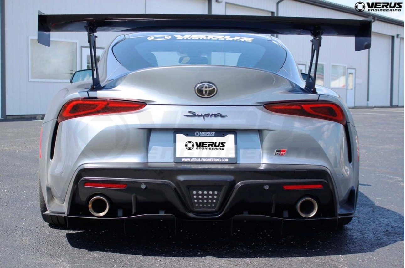 Carbon Polyweave Rear Spat Kit - Mk5 Toyota Supra