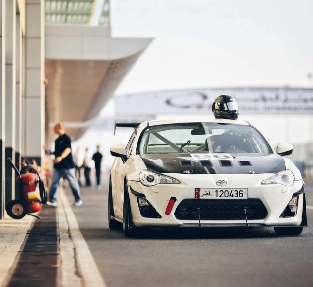 Carbon Polyweave Adjustable Front Splitter - BRZ/FRS/GT86