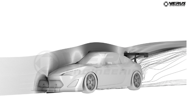 Swan Neck UCW Rear Wing Kit - FRS/GT86/BRZ