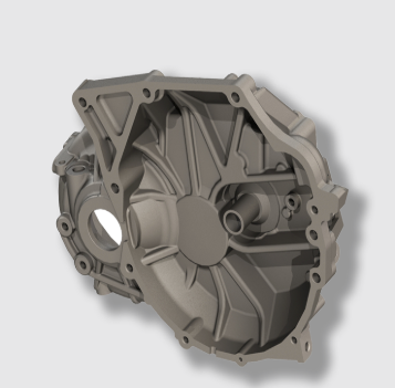REINFORCED HARDENED CAST ALUMINUM BELLHOUSING