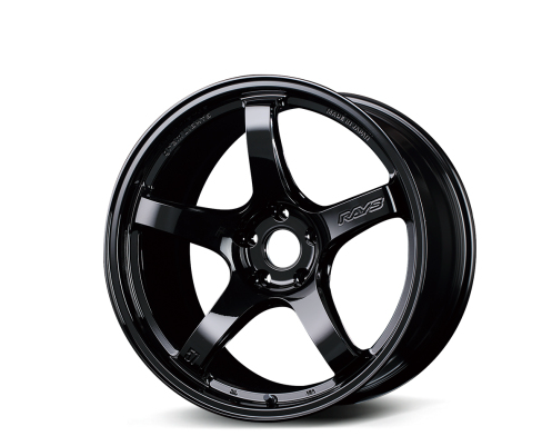 Gram Lights 57CR 18x8.5 +37 5x114.3 Gloss Black Wheel