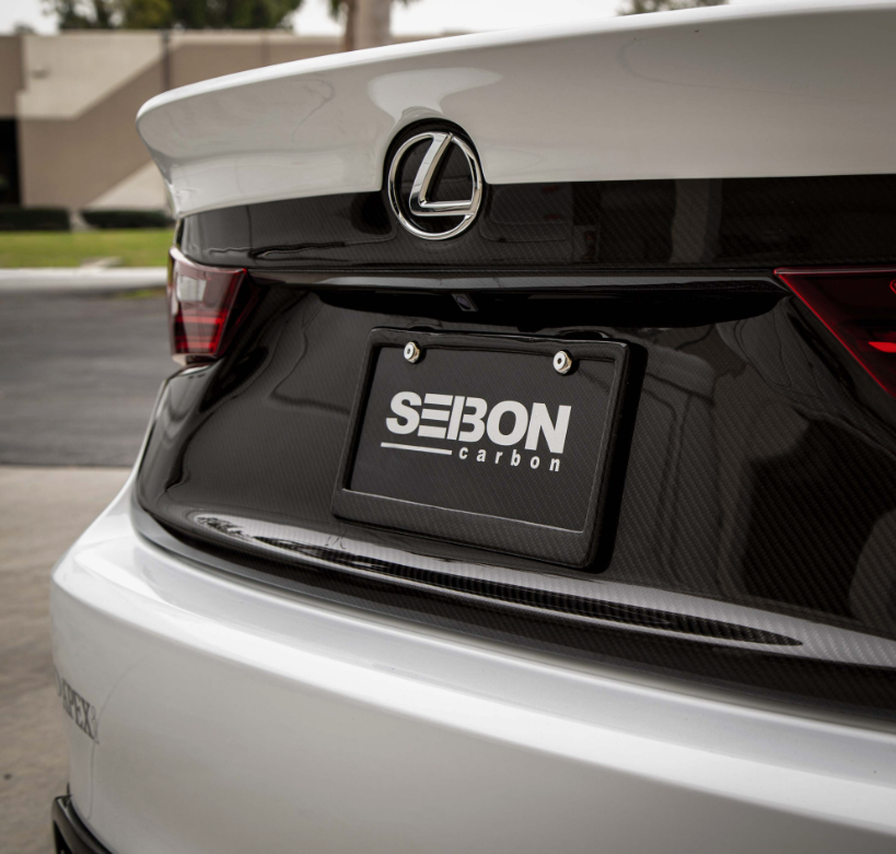 Carbon fiber license plate frame - 2 Hole